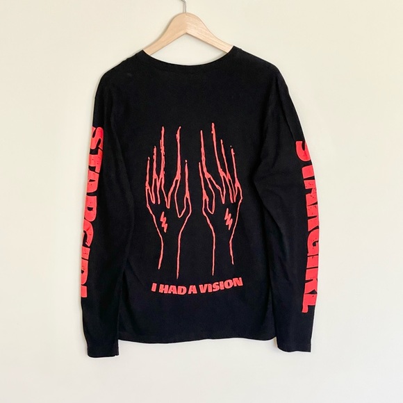 The Weeknd XO Stargirl I Had A Vision Graphic Black Long Sleeve T Shirt Adult M - Picture 2 of 8